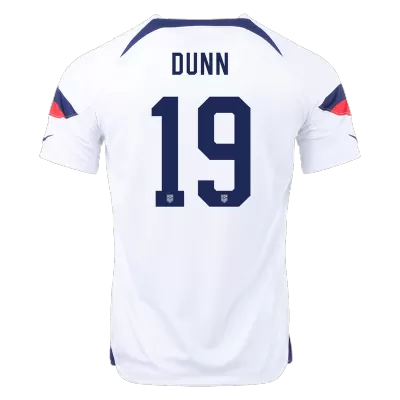 USA Jersey Custom DUNN #19 Soccer Jersey Home 2022 - soccerdiveshop