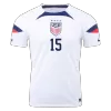 USA Jersey Custom RAPINOE #15 Soccer Jersey Home 2022 - soccerdiveshop