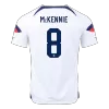 USA Jersey Custom McKENNIE #8 Soccer Jersey Home 2022 - soccerdiveshop