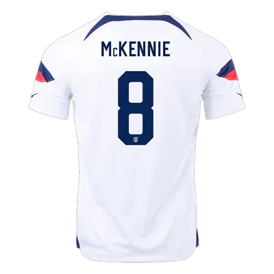 USA Jersey Custom McKENNIE #8 Soccer Jersey Home 2022 - soccerdiveshop