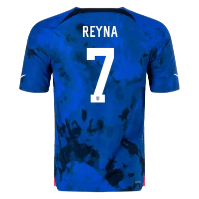 USA Jersey HEATH #7 Custom Away Soccer Jersey 2022 - soccerdiveshop