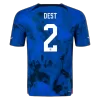 USA Jersey DEST #2 Custom Away Soccer Jersey 2022 - soccerdiveshop