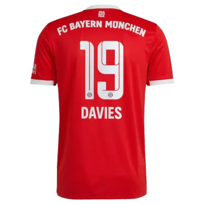 Bayern Munich Jersey Custom DAVIES #19 Soccer Jersey Home 2022/23 - soccerdiveshop