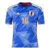 Japan Jersey Custom MINAMINO #10 Soccer Jersey Home 2022 - soccerdiveshop