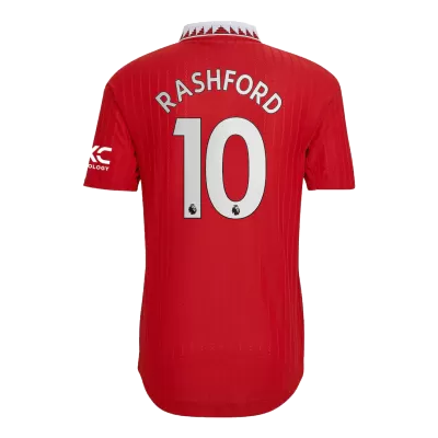 Manchester United Jersey RASHFORD #10 Custom Home Soccer Jersey 2022/23 - soccerdiveshop