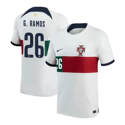 Portugal Jersey Custom G.RAMOS #26 Soccer Jersey Away 2022 - soccerdiveshop