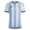 Argentina Soccer Jersey Three Stars Jersey Champion Edition Home World Cup Jersey 2022 - soccerdiveshop