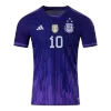 Argentina Jersey Messi #10 Custom Away Soccer Jersey 2022 - soccerdiveshop