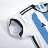 SignMESSI #10 Argentina Soccer Jersey Three Stars Jersey Champion Edition Home Custom World Cup Jersey 2022 - soccerdiveshop