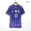 Argentina Jersey Messi #10 Custom Away Soccer Jersey 2022 - soccerdiveshop