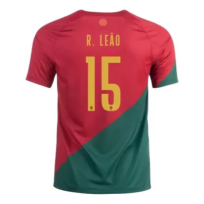 Portugal Jersey Custom R. LEÃO #15 Soccer Jersey Home 2022 - soccerdiveshop