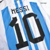 MESSI #10 Argentina Soccer Jersey Three Stars Jersey Champion Edition Home Custom World Cup Jersey 2022 - soccerdiveshop