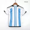 Kid's Argentina Jersey Custom Home Soccer Soccer Kits 2022 - soccerdiveshop