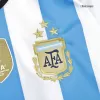 Kid's Argentina Jersey Custom Home Soccer Soccer Kits 2022 - soccerdiveshop