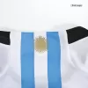 Argentina Soccer Jersey Three Stars Jersey Champion Edition Home Custom World Cup Jersey 2022 - soccerdiveshop