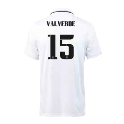 Real Madrid Jersey Custom VALVERDE #15 Soccer Jersey Home 2022/23 - soccerdiveshop