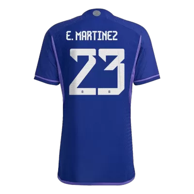 Argentina Jersey E. MARTINEZ #23 Custom Away Soccer Jersey 2022 - soccerdiveshop