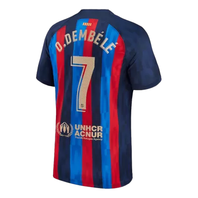 Barcelona Jersey Custom O.DEMBÉLÉ #7 Soccer Jersey Home 2022/23 - soccerdiveshop