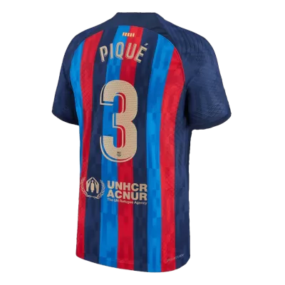 Barcelona Jersey PIQUÉ #3 Custom Home Soccer Jersey 2022/23 - soccerdiveshop