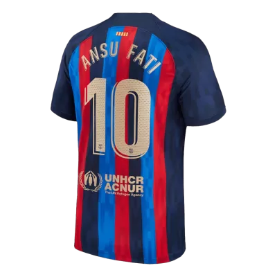 Barcelona Jersey Custom ANSU FATI #10 Soccer Jersey Home 2022/23 - soccerdiveshop