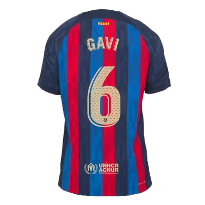 Barcelona Jersey GAVI #6 Custom Home Soccer Jersey 2022/23 - soccerdiveshop