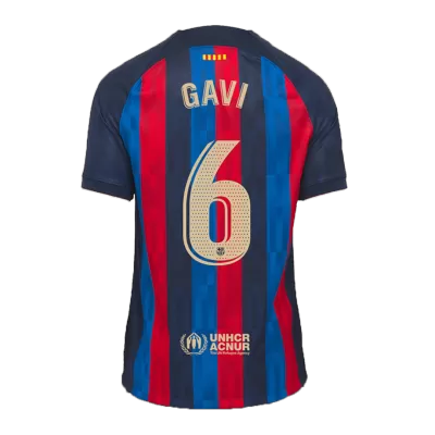 Barcelona Jersey Custom GAVI #6 Soccer Jersey Home 2022/23 - soccerdiveshop