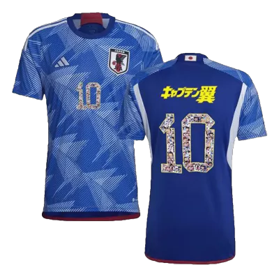 Japan Jersey Custom Tsubasa #10 Soccer Jersey 2022 - soccerdiveshop