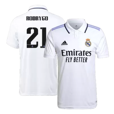 Real Madrid Jersey Custom RODRYGO #21 Soccer Jersey Home 2022/23 - soccerdiveshop