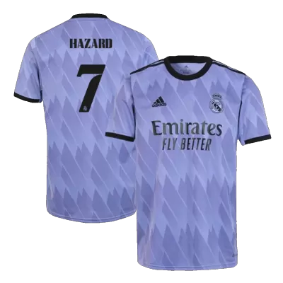 Real Madrid Jersey Custom HAZARD #7 Soccer Jersey Away 2022/23 - soccerdiveshop