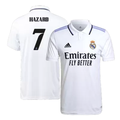 Real Madrid Jersey Custom HAZARD #7 Soccer Jersey Home 2022/23 - soccerdiveshop