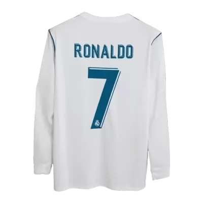 Real Madrid Jersey RONALDO #7 Custom Home Soccer Jersey 2017/18 - soccerdiveshop