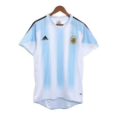 Argentina Jersey Custom Home Soccer Jersey 2004/05 - soccerdiveshop