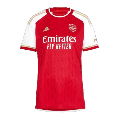 Arsenal Custom Home Soccer Women's Jersey 2023/24 - soccerdiveshop