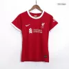 Liverpool Custom Home Soccer Women's Jersey 2023/24 - soccerdiveshop