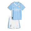 Kid's Manchester City Jersey Custom Home Soccer Soccer Kits 2023/24 - soccerdiveshop