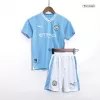 Kid's Manchester City Jersey Custom Home Soccer Soccer Kits 2023/24 - soccerdiveshop