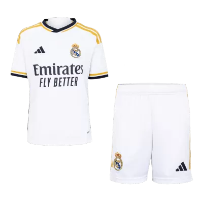 Kid's Real Madrid Jersey Custom Home Soccer Soccer Kits 2023/24 - soccerdiveshop