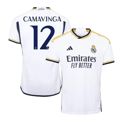 Real Madrid Jersey Custom CAMAVINGA #12 Soccer Jersey Home 2023/24 - soccerdiveshop