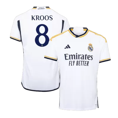 Real Madrid Jersey Custom KROOS #8 Soccer Jersey Home 2023/24 - soccerdiveshop