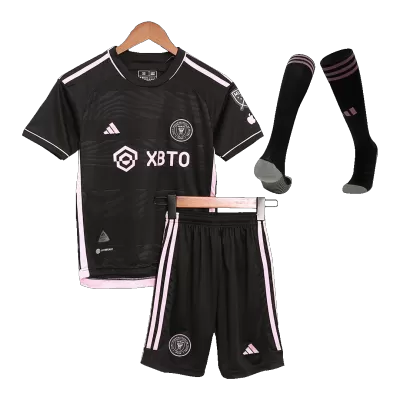 Kid's Inter Miami CF Whole Kits Custom Away Soccer Kit 2023 - soccerdiveshop