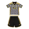 Kid's Juventus Jersey Custom Home Soccer Soccer Kits 2023/24 - soccerdiveshop