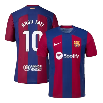 Barcelona Jersey ANSU FATI #10 Custom Home Soccer Jersey 2023/24 - soccerdiveshop