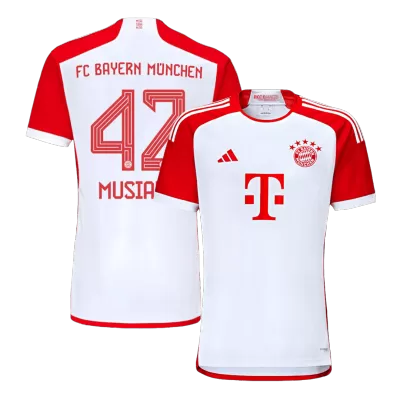 Bayern Munich Jersey Custom MUSIALA #42 Soccer Jersey Home 2023/24 - soccerdiveshop