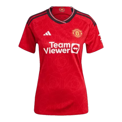 Manchester United Custom Home Soccer Women's Jersey 2023/24 - soccerdiveshop