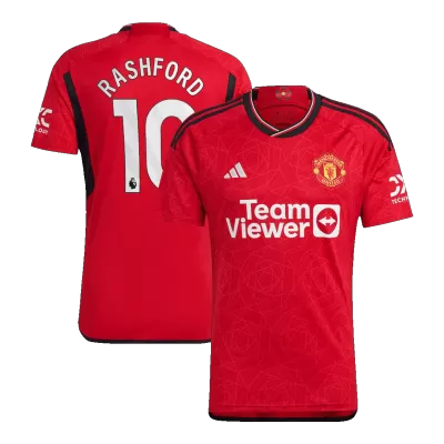 Manchester United Jersey Custom RASHFORD #10 Soccer Jersey Home 2023/24 - soccerdiveshop