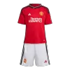 Kid's Manchester United Jersey Custom Home Soccer Soccer Kits 2023/24 - soccerdiveshop