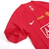 Manchester United Jersey Custom Home Soccer Jersey 2007/08 - soccerdiveshop