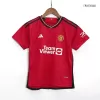 Kid's Manchester United Jersey Custom Home Soccer Soccer Kits 2023/24 - soccerdiveshop