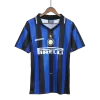 Inter Milan Jersey Custom Home Soccer Retro Jersey 1997/98 - soccerdiveshop