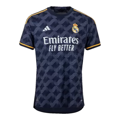 Authentic Real Madrid Soccer Jersey Custom Away Shirt 2023/24 - soccerdiveshop